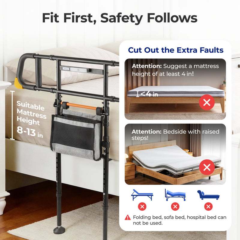 C5 Pro Foldable Bed Assist Rail