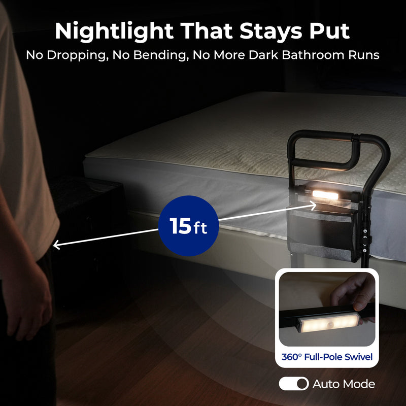 C3 Pro Bed Rail with Inner U-Handle