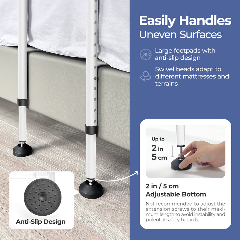 C3 Pro Standard Bed Rail - White