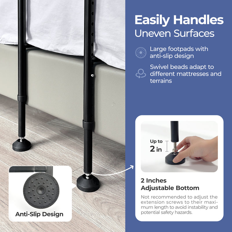 C3 Pro Standard Bed Rail - Black