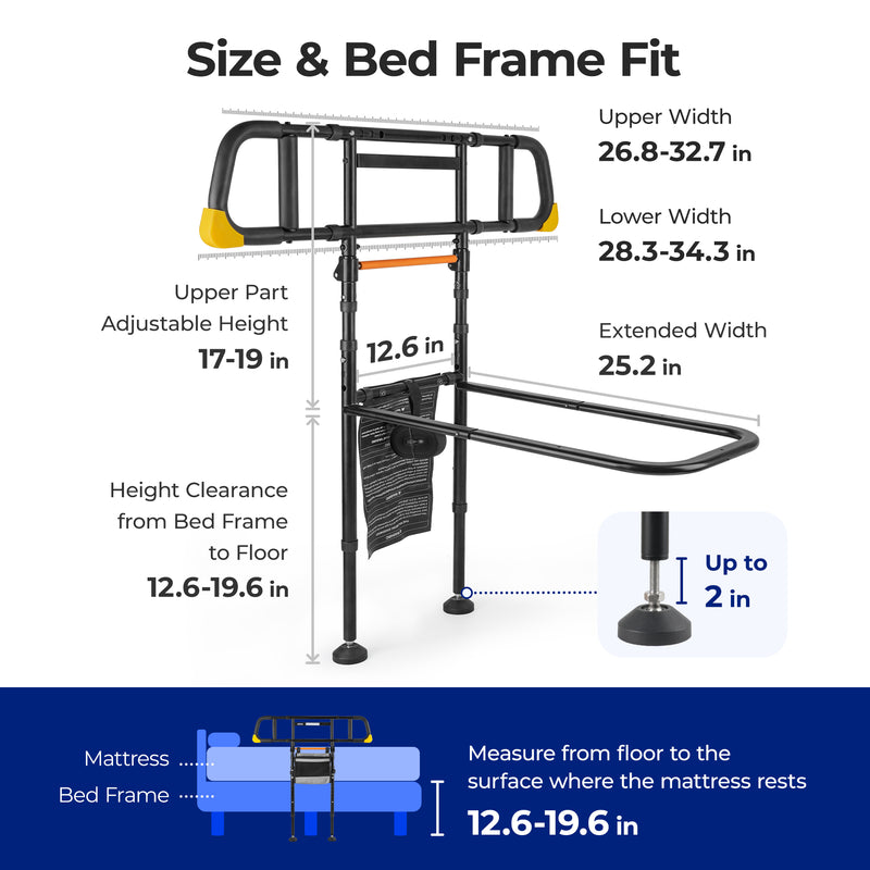 C5 Pro Foldable Bed Assist Rail