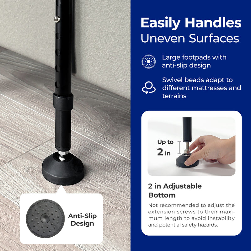 C3 Pro Bed Rail with Inner U-Handle