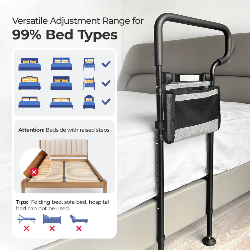 C3 Pro Standard Bed Rail - Black